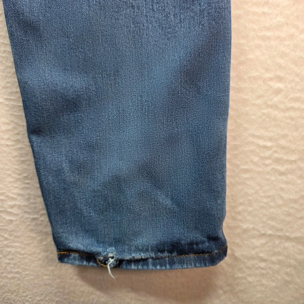 Levi's‎ 505 Regular Fit Jeans Men 36x32 Medium Wash Blue Distressed Straight Leg